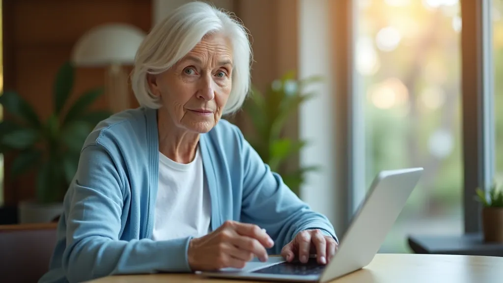 Osoba píše příkaz do chatbotu AI na tabletu, příjemné světlo z okna